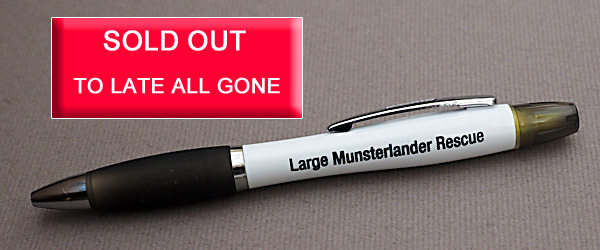 Munsterlander rescue ballpoint pen